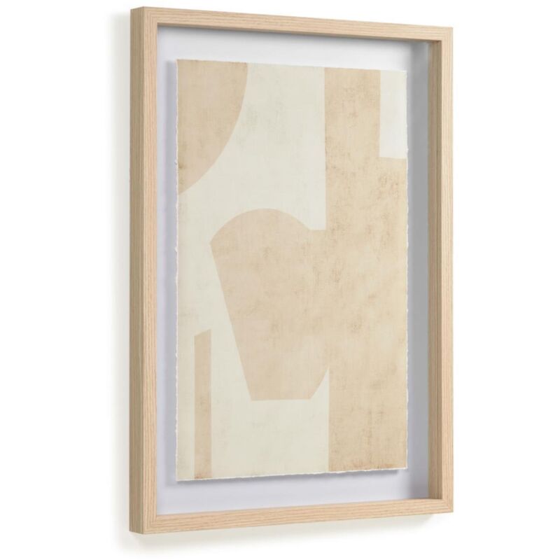 

Cuadro Nannete formas geométrica beige 50 x 70 cm - Kave Home
