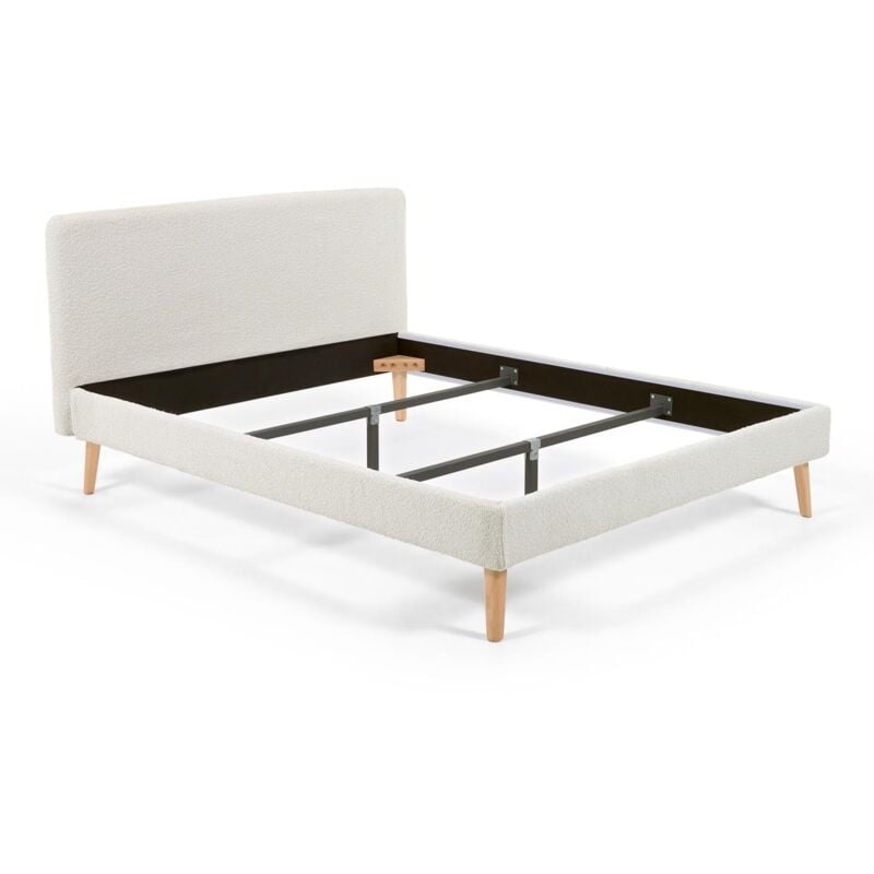 

Funda cama Dyla de borrego blanco 160 x 200 cm - Kave Home
