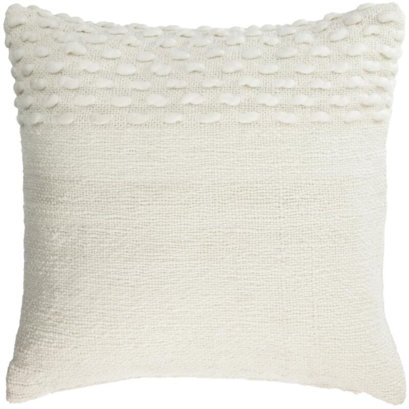 

Kave Home - Funda cojín Beva blanco 45 x 45 cm