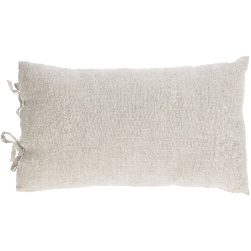 

Kave Home - Funda cojín Tazu 100% lino beige 30 x 50 cm