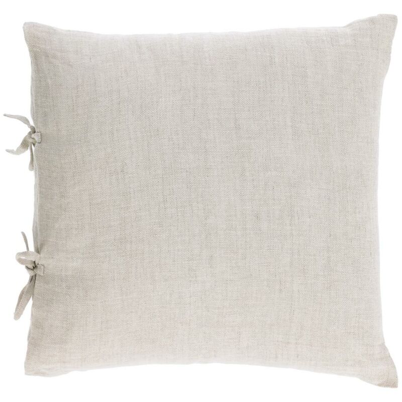 

Kave Home - Funda cojín Tazu 100% lino beige 45 x 45 cm