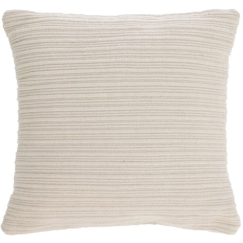 

Kave Home - Funda de cojín Hinde 100% algodón beige de 45 x 45 cm