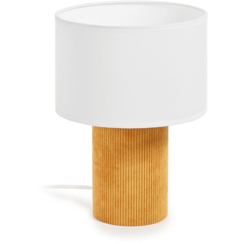 Kave Home - Lampada da tavolo Bianella in velluto
