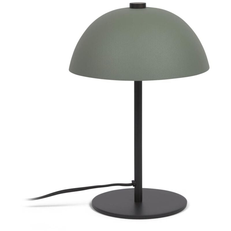 

Lámpara de mesa Aleyla de metal con acabado verde - Kave Home