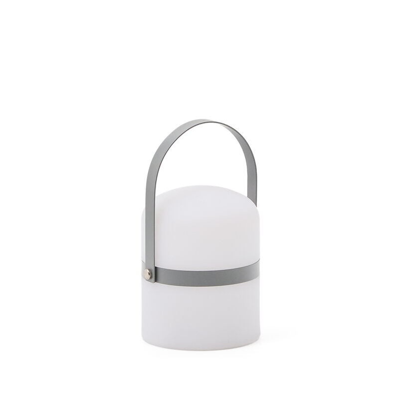 

Lámpara de mesa LED mini Ridley polietileno gris - Kave Home