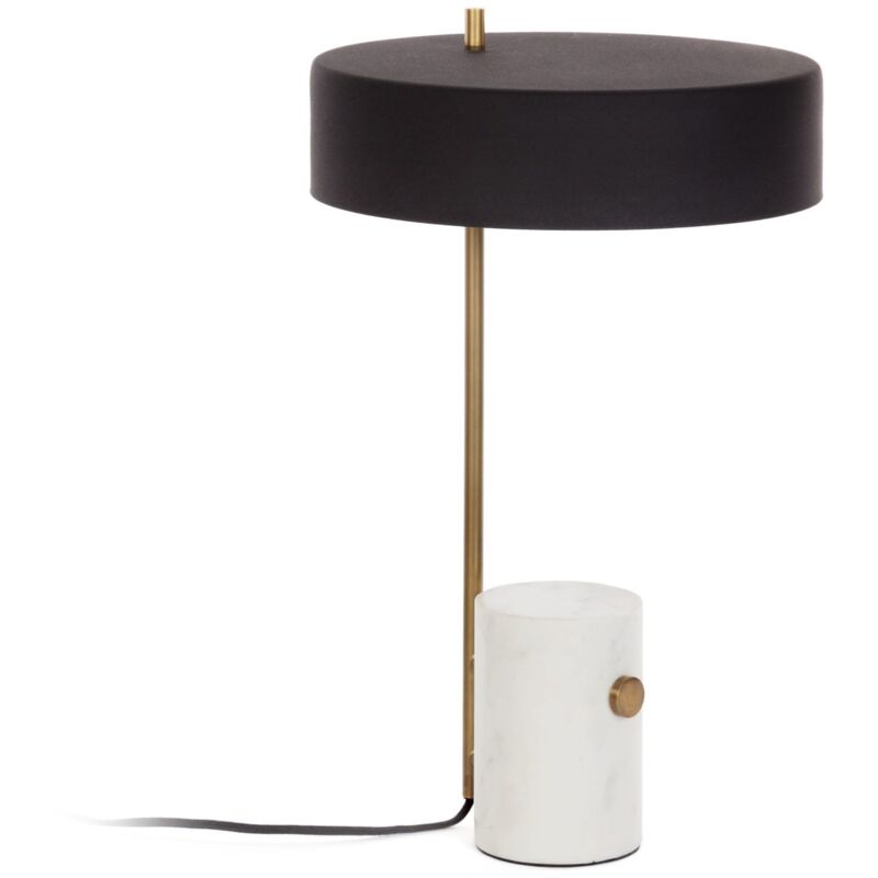 

Lámpara de mesa Phant de metal y mármol - Kave Home