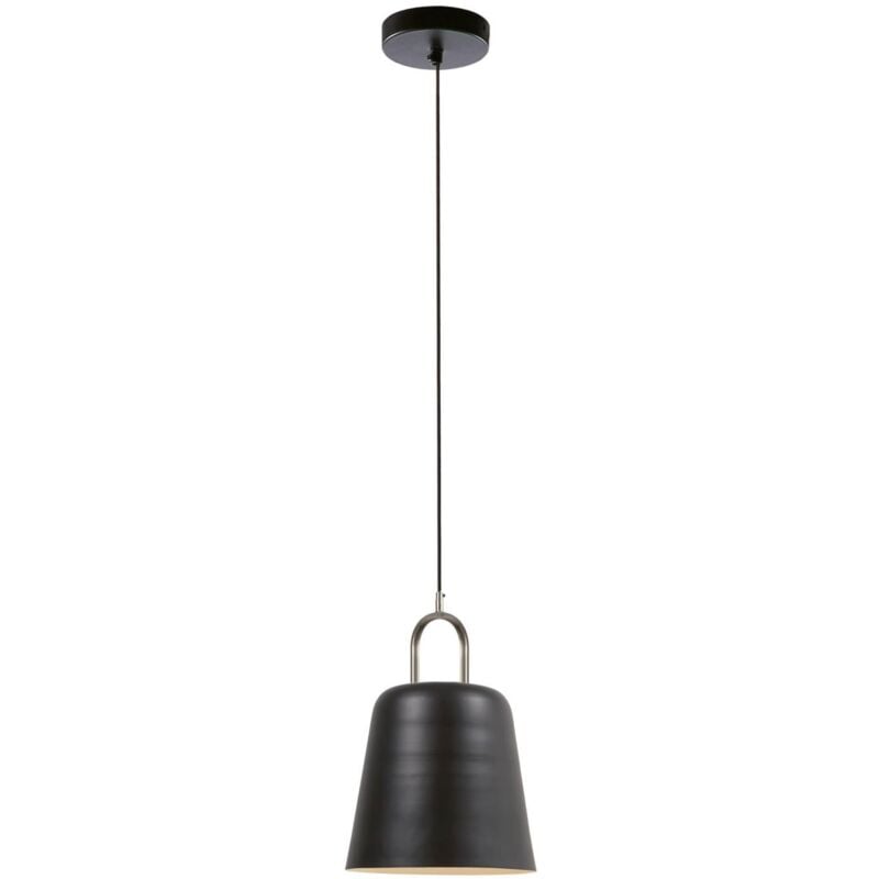 

Kave Home - Lámpara de techo Daian de metal con acabado pintado negro