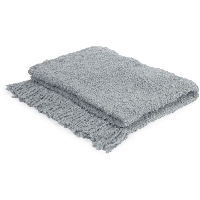 

Manta Corel gris 125 x 150 cm - Kave Home