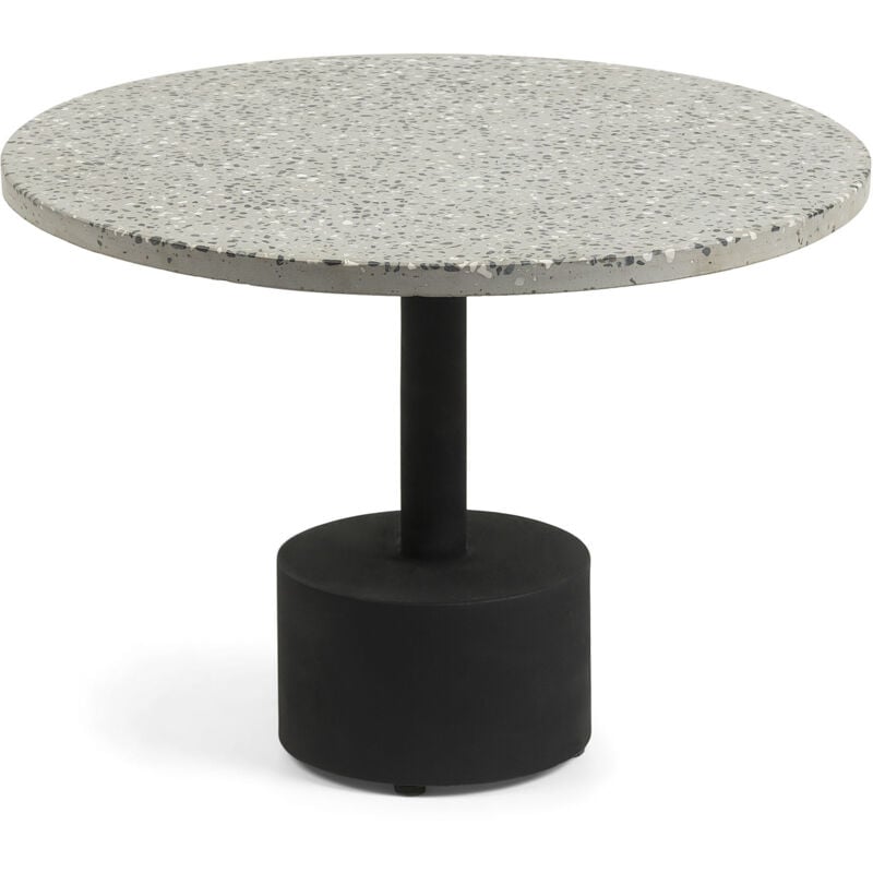

Kave Home - Mesa auxiliar Delano Ø 55 cm gris