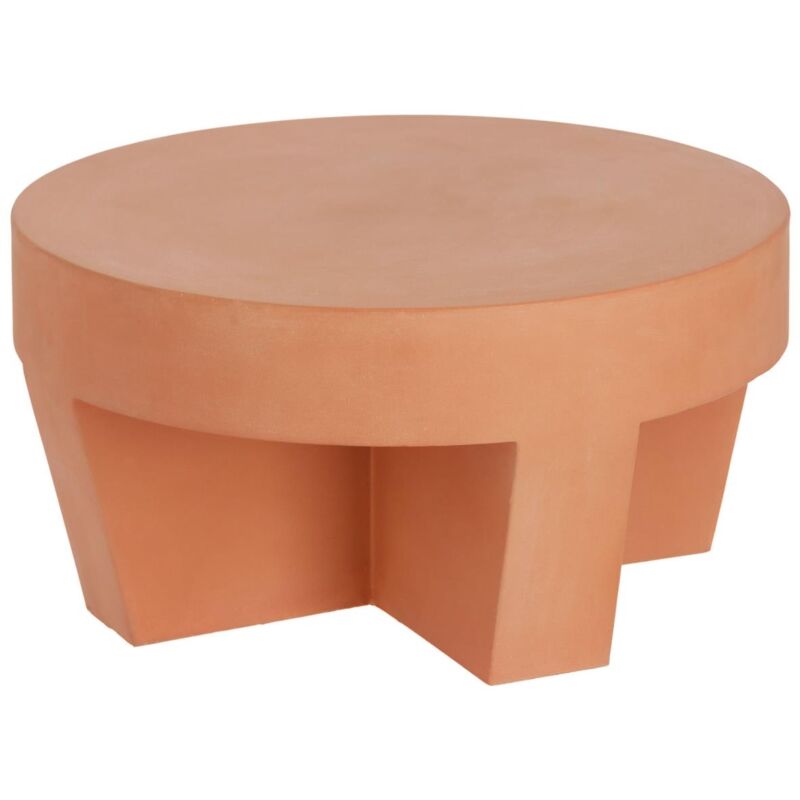 

Mesa de centro redonda exterior Vilena de terracota Ø 60 cm - Kave Home