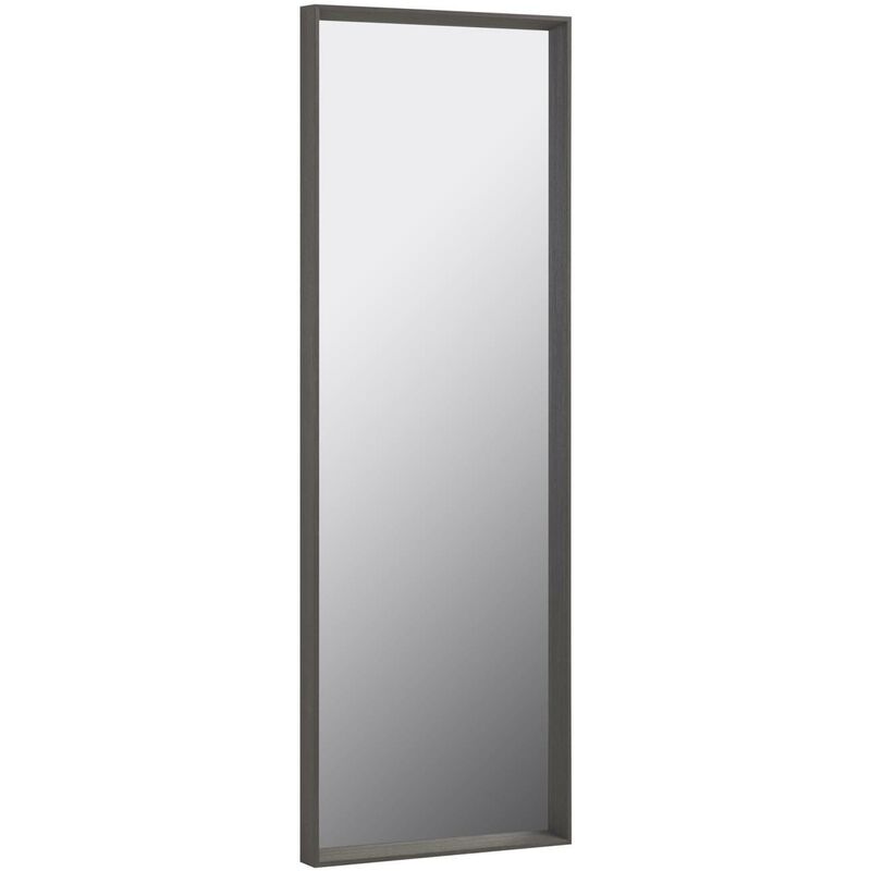 Kave Home - Miroir Nerina 52 x 152 cm cadre épais finition foncée - Naturel