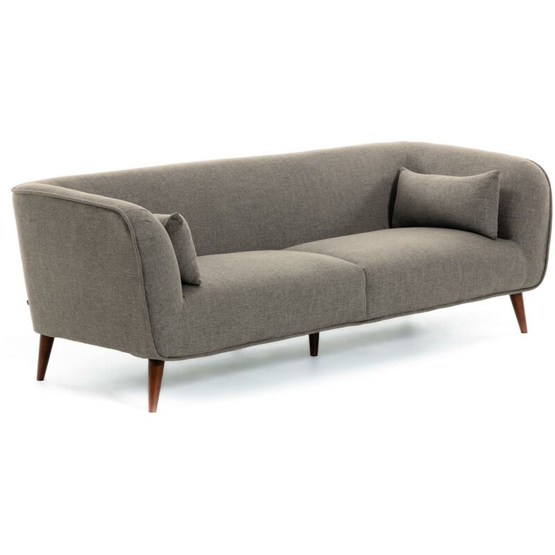 Kave Home - Olost 3-Sitzer Sofa grau 229 cm - Grau