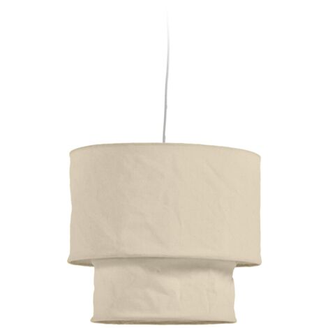 Lámpara de techo de papel beige/natural 131 cm EWASO 