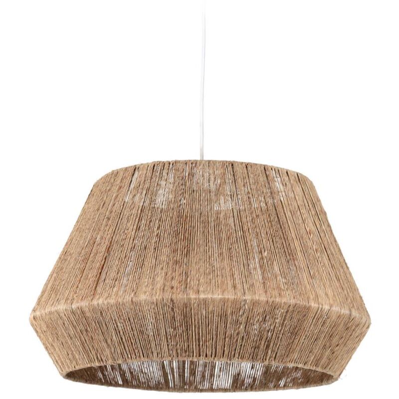 Image of Kave Home - Plafoniera per lampada Crismilda 100% iuta con finitura naturale Ø 50 cm
