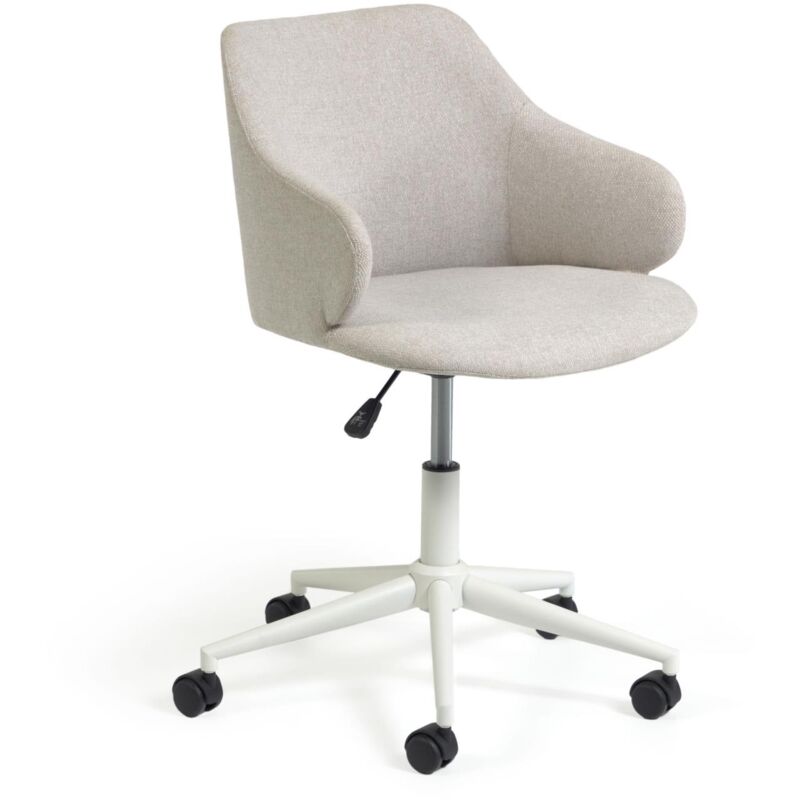 

Silla de escritorio Einara gris claro - Kave Home