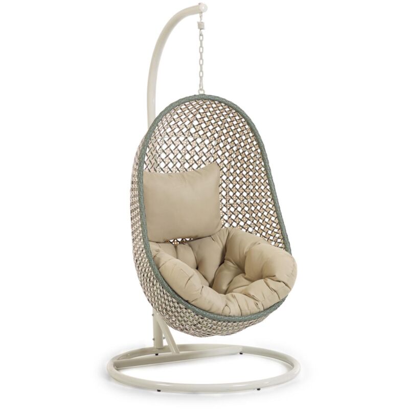 

Sillón colgante con pie Cira multicolor - Kave Home
