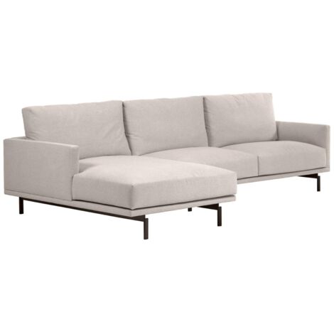 Sofá Gala 4 plazas con chaise longue izquierdo beige 300 cm