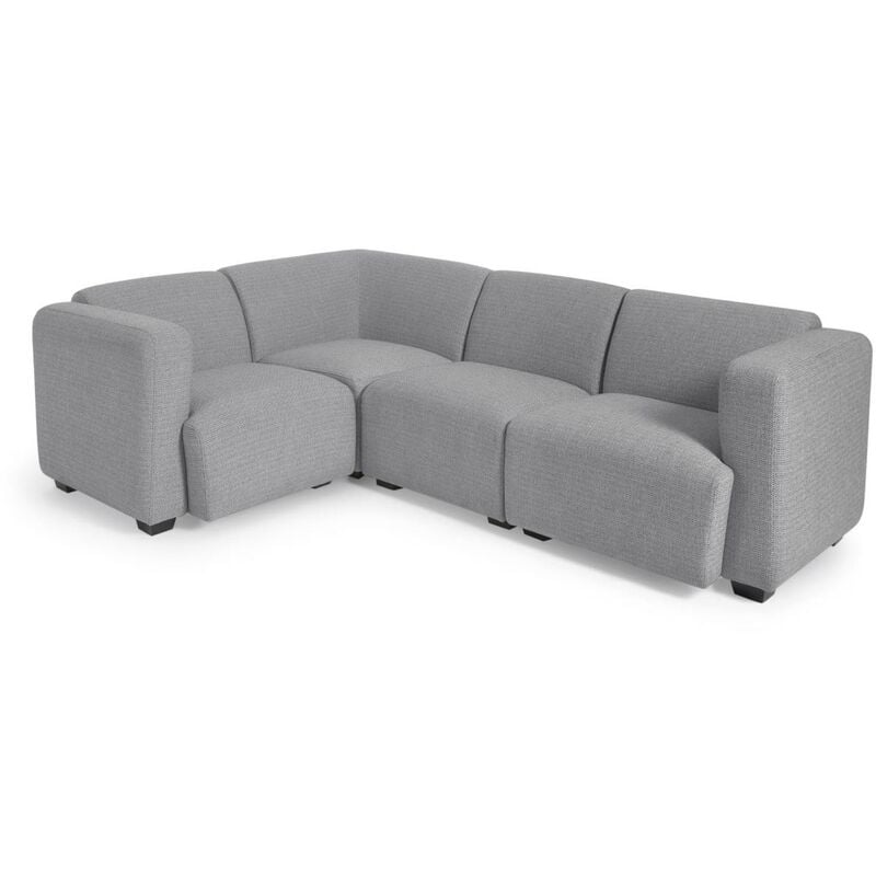

Sofá rinconero Legara 4 plazas gris claro 226 x 164 cm - Kave Home