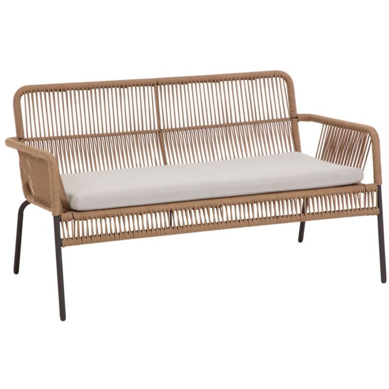

Sofá Samanta 2 plazas cuerda beige 133 cm - Kave Home