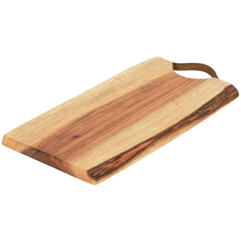 

Kave Home - Tabla de servir rectangular Severa madera maciza acacia