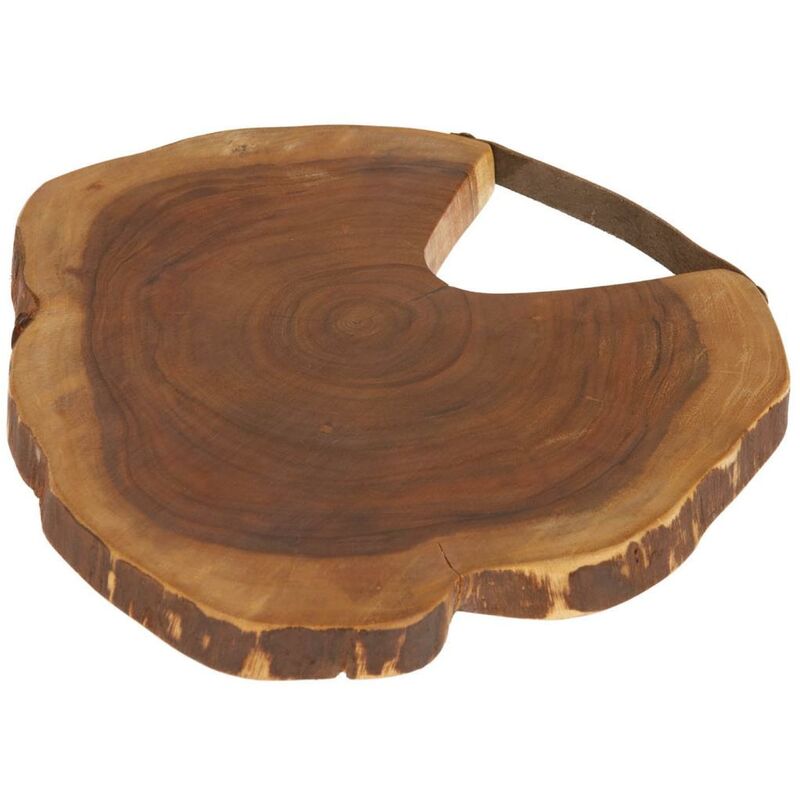 

Kave Home - Tabla de servir redonda Ledy madera maciza acacia