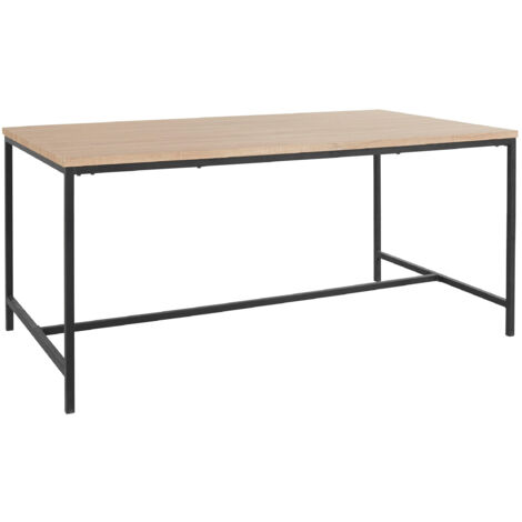 Kavi-Table à manger 180 cm 8 places en chêne noir