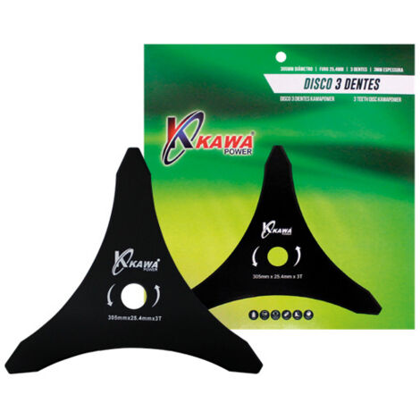 Kawapower Disque de débroussailleuse à 3 dents