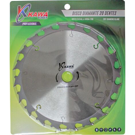 Kawapower Disque de débroussailleuse diamant à 20 dents