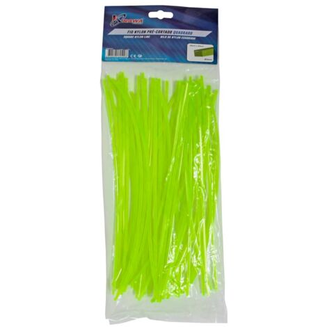 Kawapower Filo di nylon pretagliato quadrato 32 cm x 6,0 mm 50 pezzi