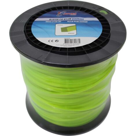 Kawapower Hilo de nylon cuadrado 3 mm 255 m