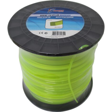 Kawapower Hilo de nylon cuadrado 3,3 mm 210 m