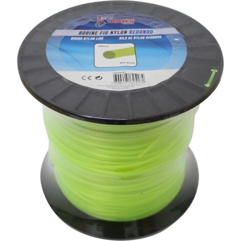 Kawapower Hilo de nylon redondo 2,4 mm 280 m