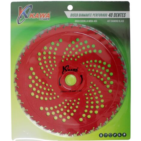 kawapower kw00540 disco lama di widia con 40 PUNTE per decespugliatore