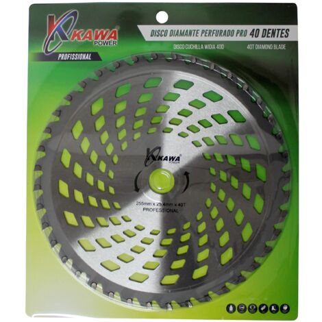 Kawapower KW00541 Disco Lama Widia Pro con 40 punte per decespugliatore