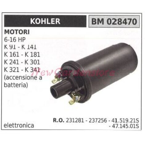 KAWASAKI bobine d'allumage pour moteurs 6 16 HP avec allumage par batterie 028470