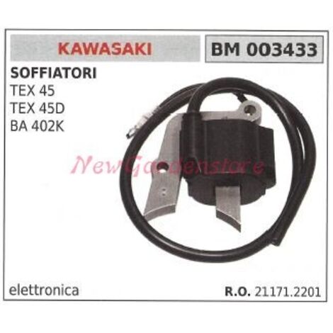 KAWASAKI bobine d'allumage pour TEX 45 TEZ 45D souffleur BA 402K 003433