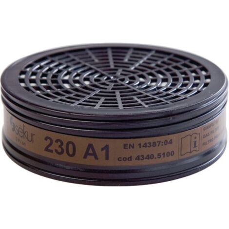 Kayser – filtro gas 230 A1 para máscara llena para gas y vapors btl.