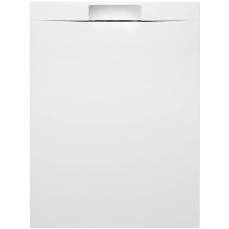 KAZUKO Cast Marble Shower Tray, 120x90 cm, blanc