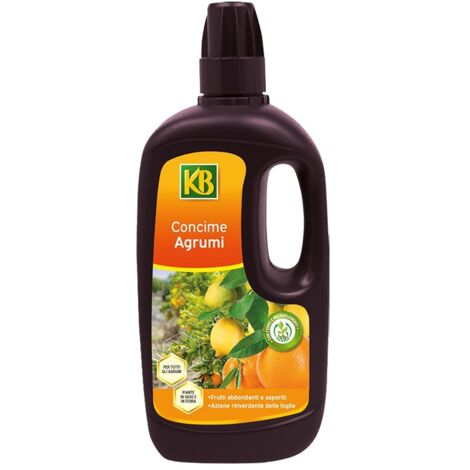 Kb concime liquido per agrumi coltivati in vaso o in terreni esterni a rapido assorbimento