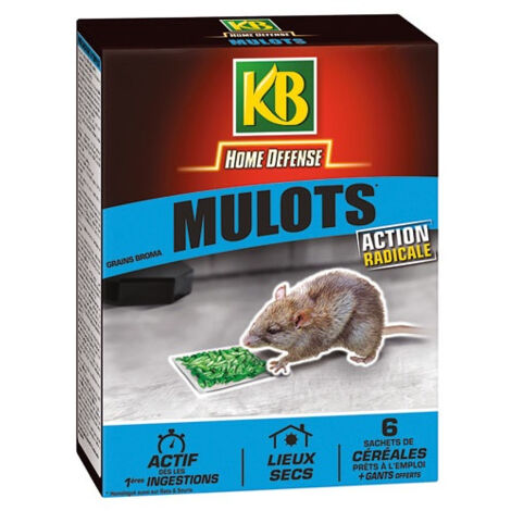 KB HOME DEFENSE - Home defense mulot céréales sachet 10 x15g