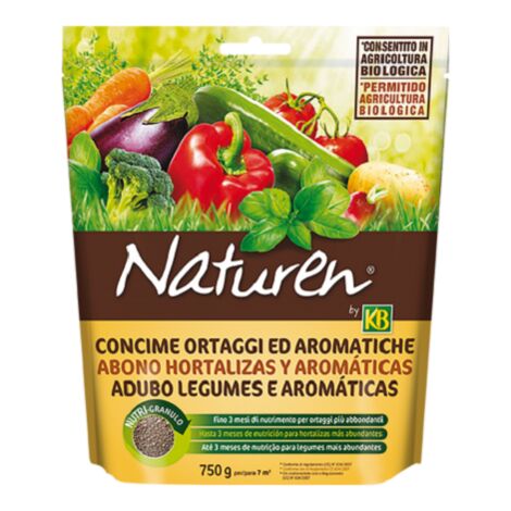 KB Naturen Abono Hortalizas y Aromáticas 750 g doypack