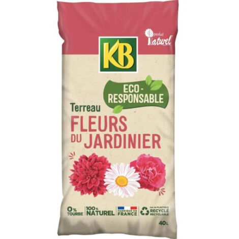 Kb Terreau Éco-Responsable 40 litres sac recyclé