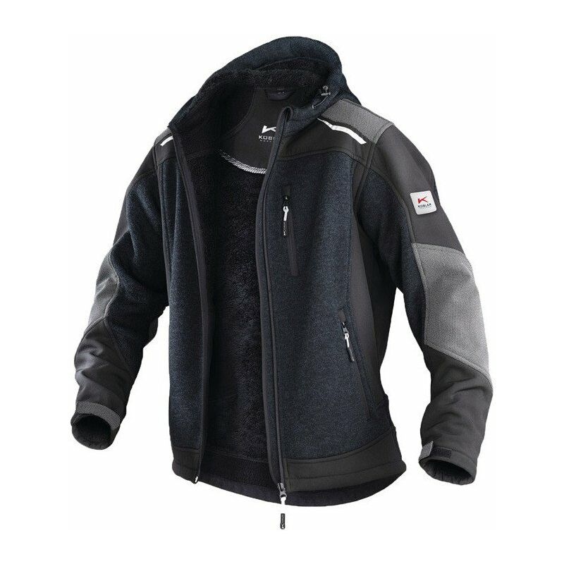 

Cárdigan 1741 talla XXL gris oscuro / negro KÜBLER