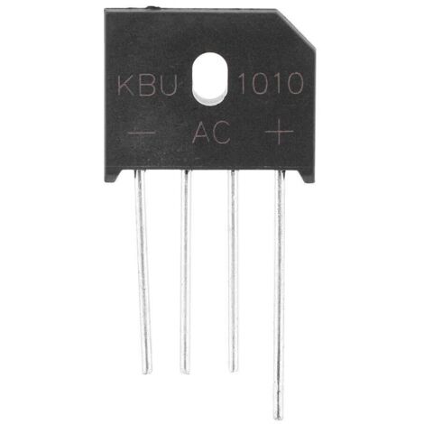 KBU1010 Brückengleichrichter-Brückenleitungsdiode 1000 V 10 A für elektronische Schaltkreise/Haushaltsgeräte (1 Stück)