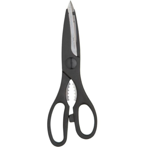 KC BLUE Ciseaux multi-usages de 21 cm, acier inoxydable, noir (Black)