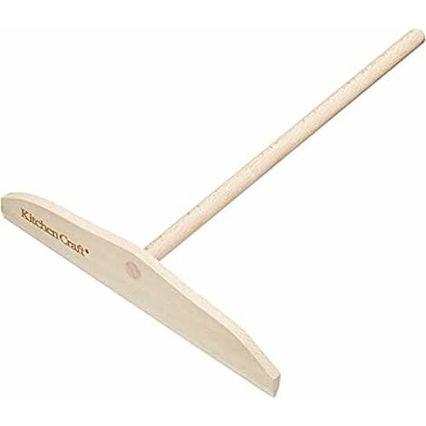 KC BLUE Tartineur de crêpes, Bois, Beige, 17.1x24x3.7 cm
