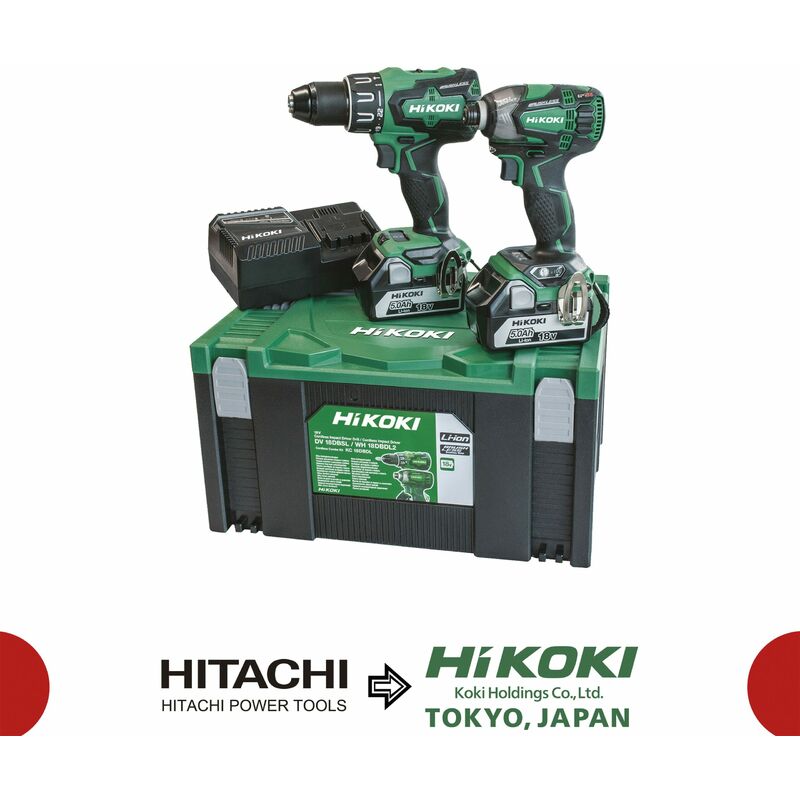 

Hikoki KC18DBDL Kit Combo Brushless 18V - 5.0Ah (DV18DBSLW3+WH18DBDL2W4)
