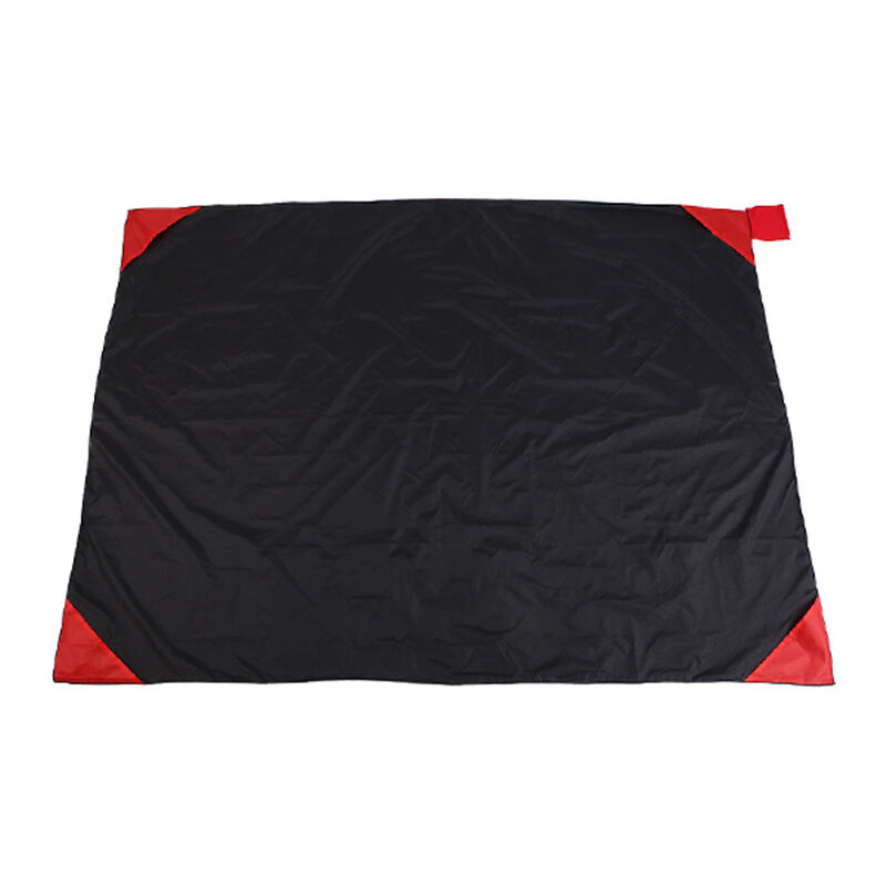 

KCASA KC-HA800 180cm Alfombrilla de picnic plegable para viajes al aire libre, portátil, de bolsillo, portátil, impermeable, para playa (negro)