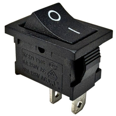 KCD1 Wippschalter Kippschalter 250V 10A 2Pin Schalter für Kettensäge uvm.