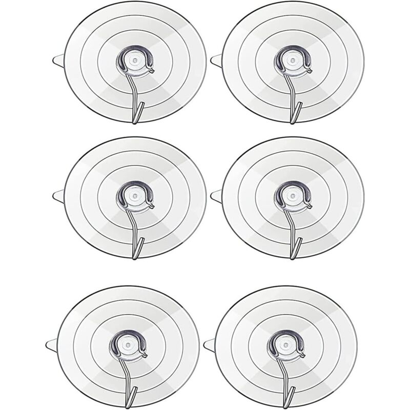 Image of Crochet ventouse transparent cuisine salle de bain